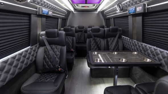 gresham 15 passenger sprinter van interior