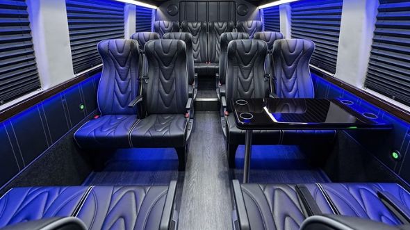 gresham 20 passenger sprinter van interior