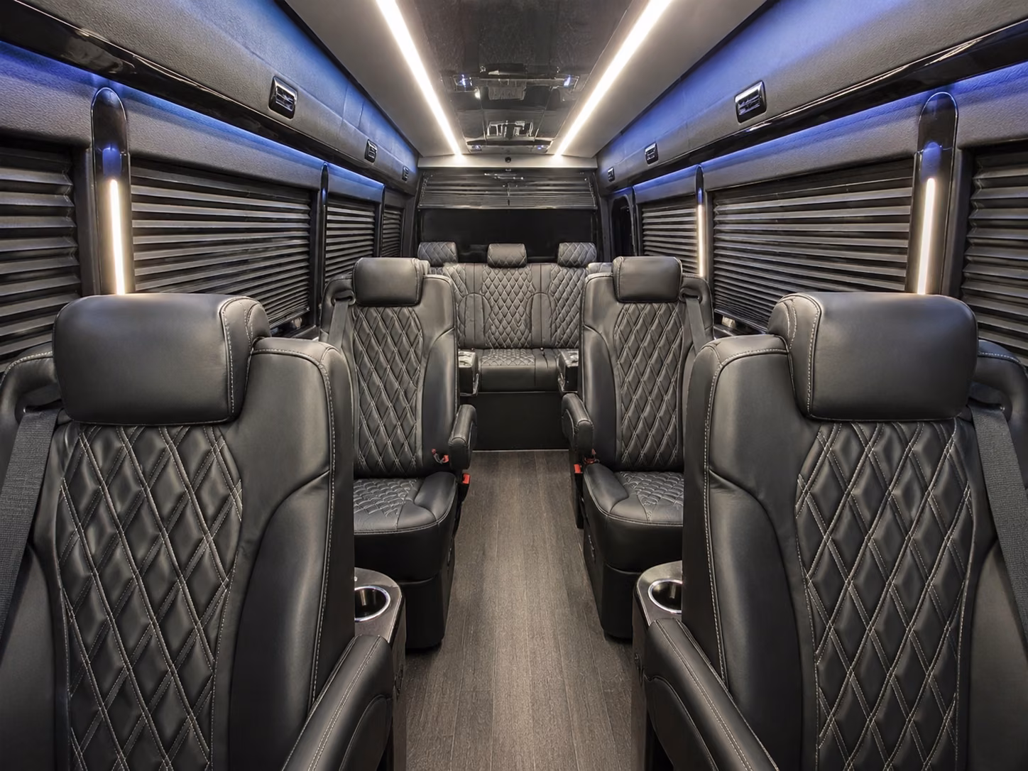 18 passenger sprinter van inside