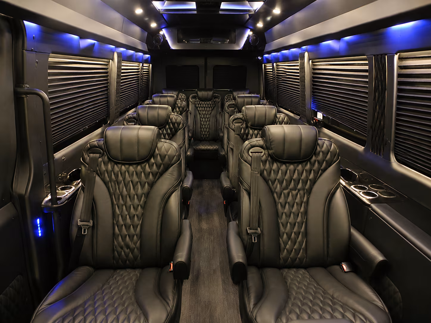 gresham 10 passenger sprinter van inside