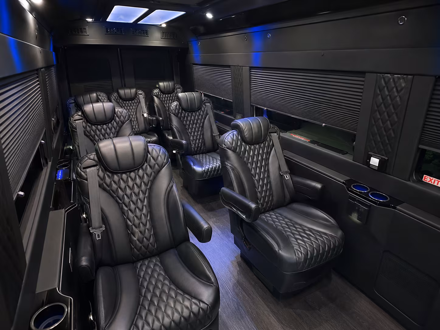 gresham 10 passenger sprinter van interior