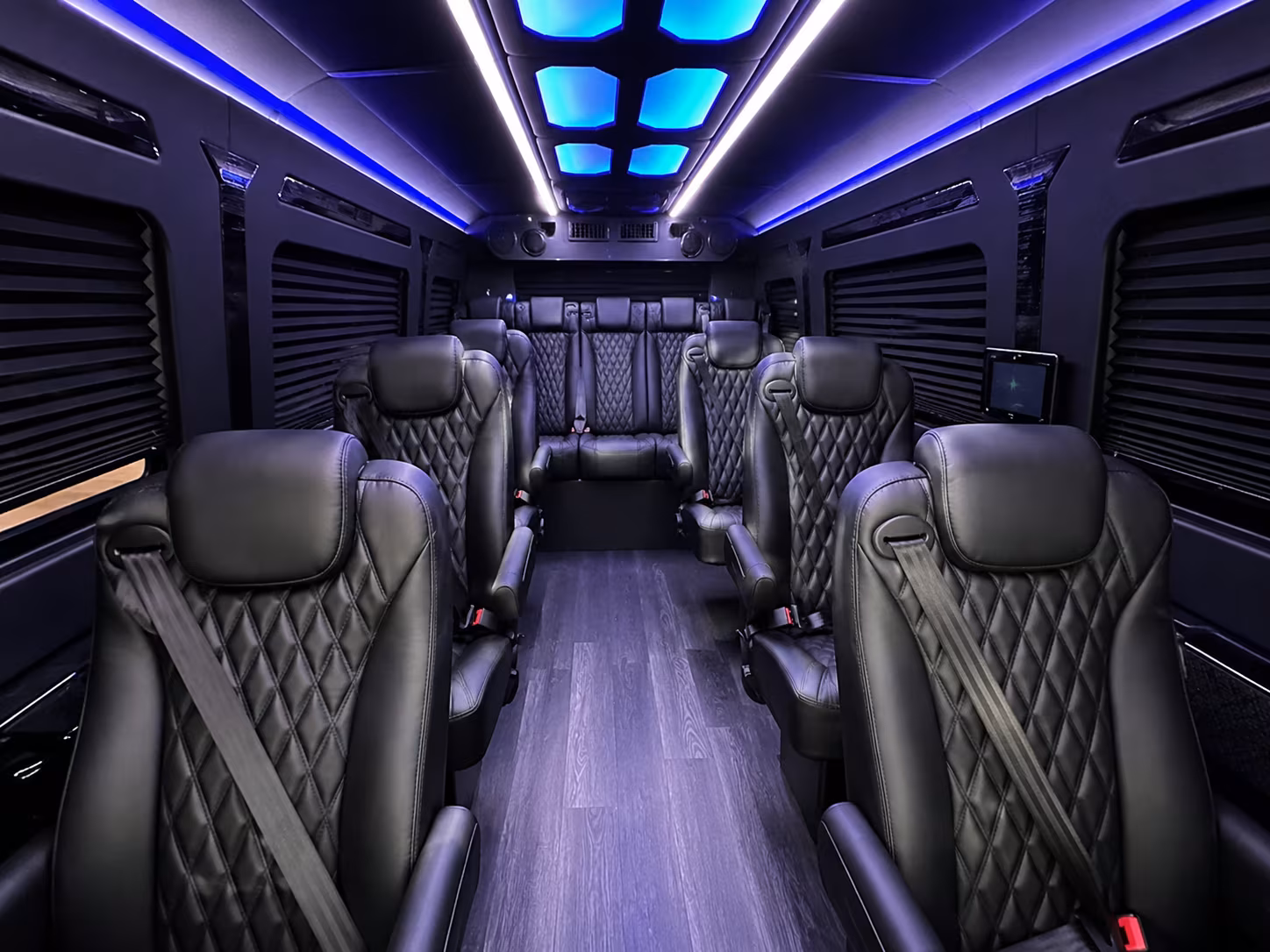 gresham 12 passenger sprinter van interior