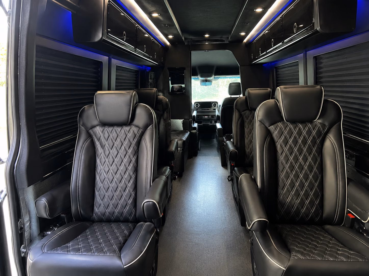 gresham 18 passenger sprinter van interior
