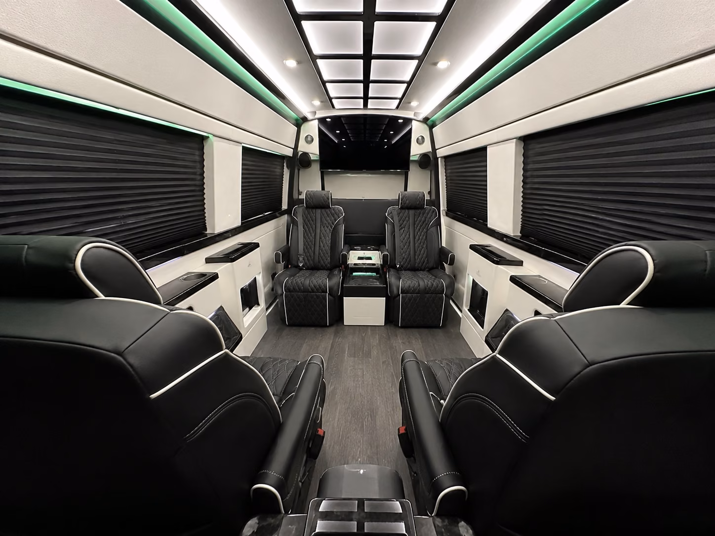gresham 20 passenger sprinter van inside