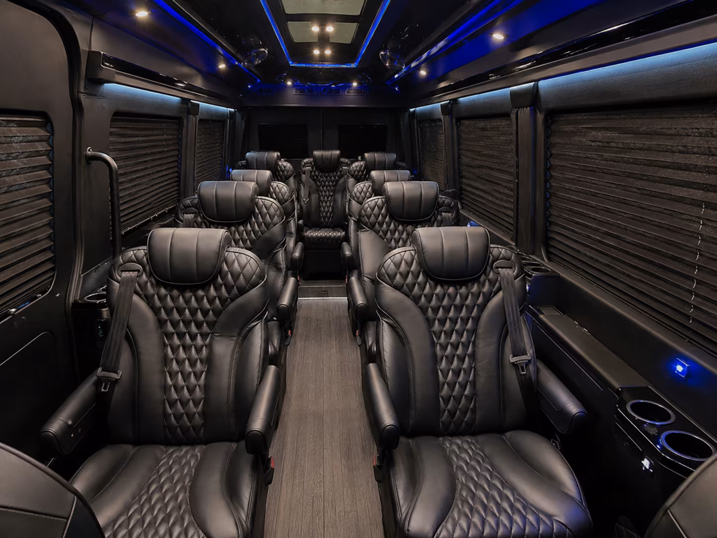 gresham 20 passenger sprinter van interior