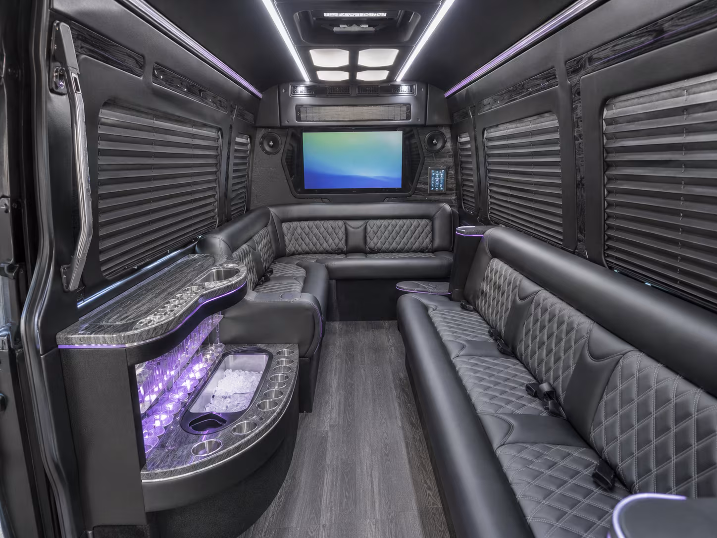 gresham sprinter limousine inside