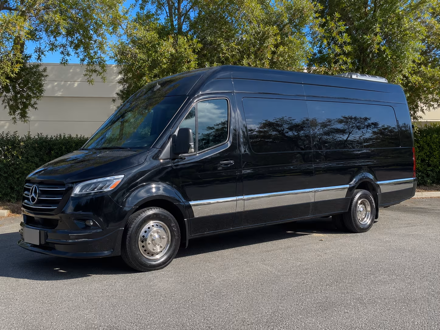 warehouse and distribution center sprinter van shuttles in gresham s industrial parks